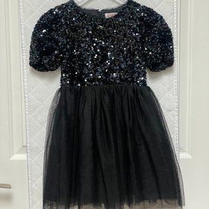 Cat & Jack Black Sequin Dress